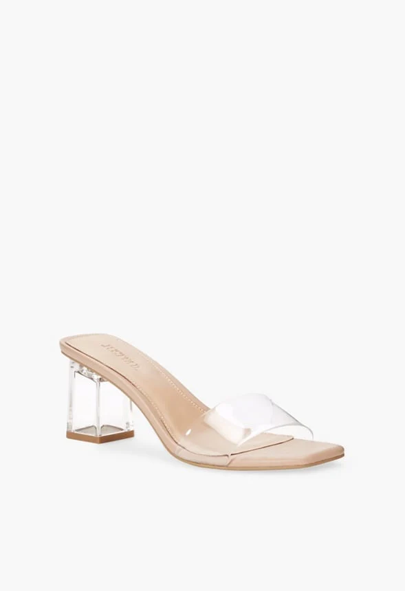 Sharell Clear Heeled Sandal - Image 2
