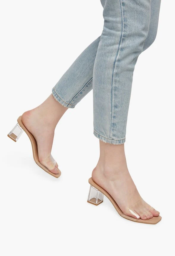Sharell Clear Heeled Sandal - Image 5