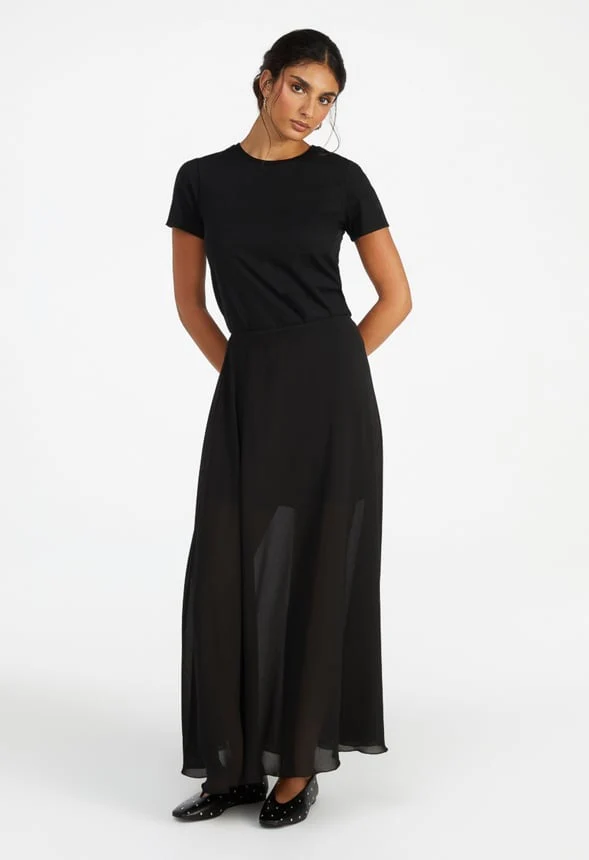 Sheer Maxi Skirt - Image 2
