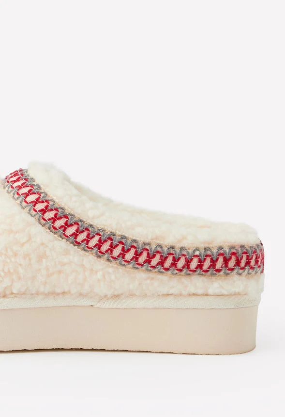 Sherpa Platform Slip On Fuzzy - Image 4