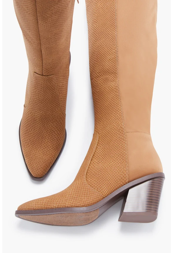 Shirley Heeled Boot - Image 4