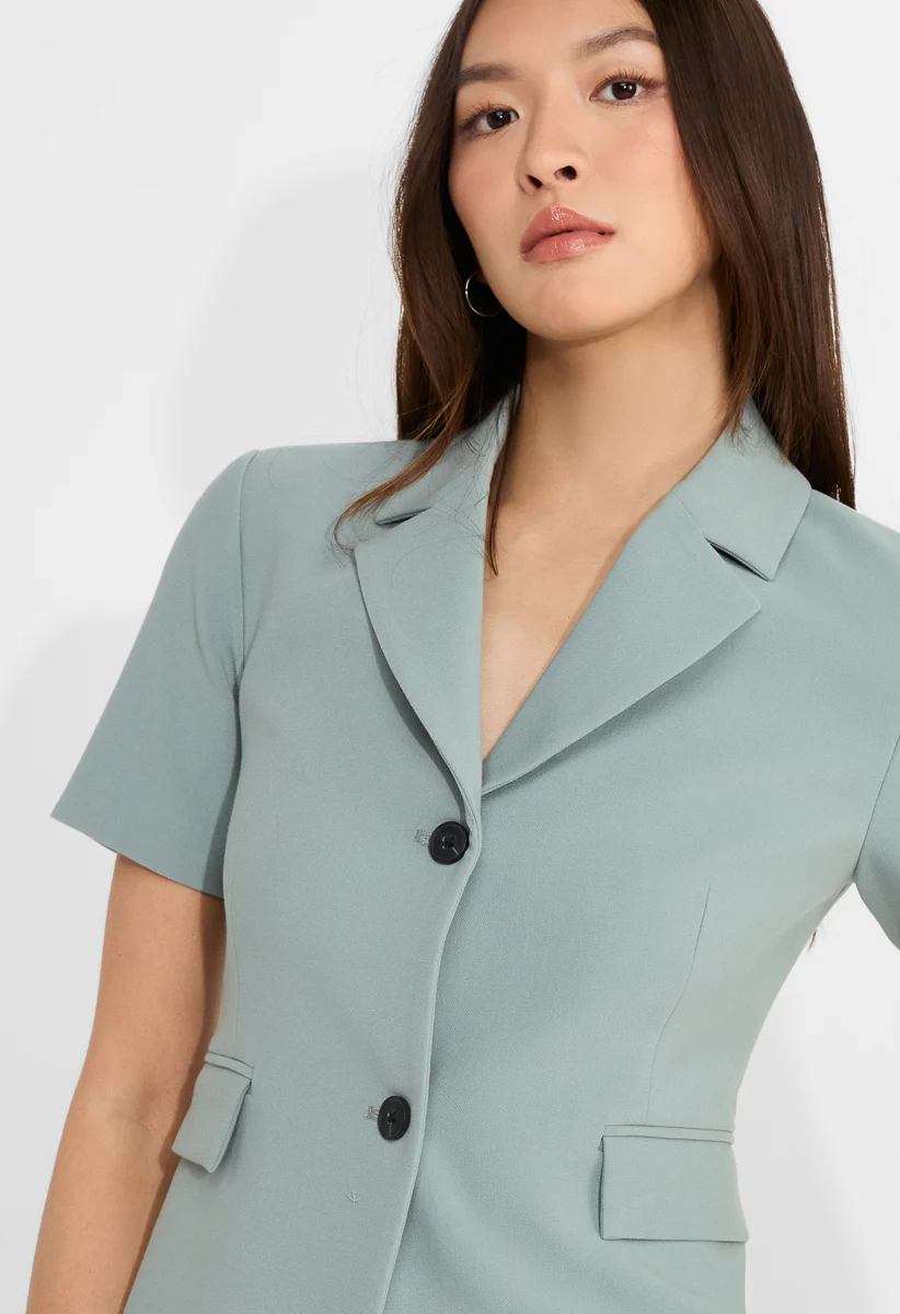 Short Sleeve Blazer - Image 3