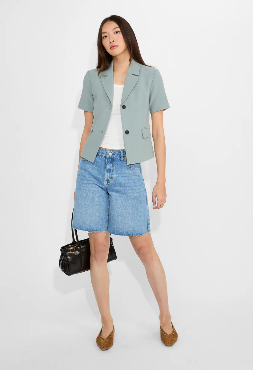 Short Sleeve Blazer - Image 5