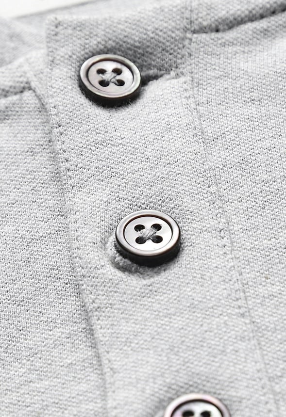 Short Sleeve Henley Shirt - Image 4