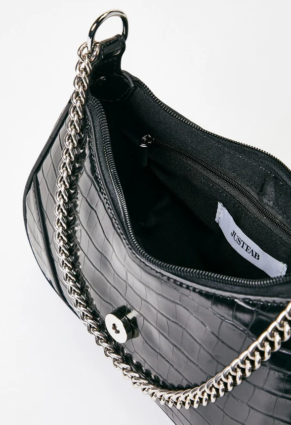 Shoulder Bag with Buckle Flap - Image 6
