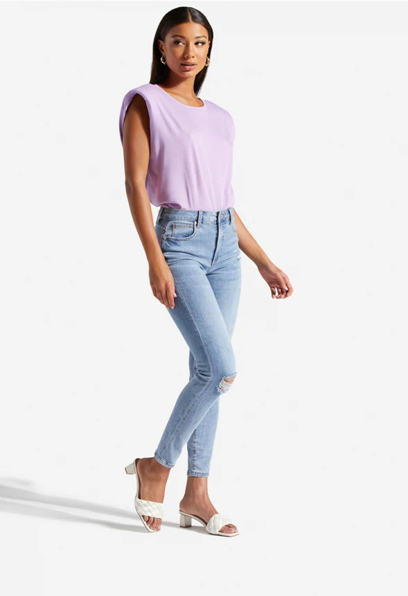Shoulder Pad Tee - Image 4