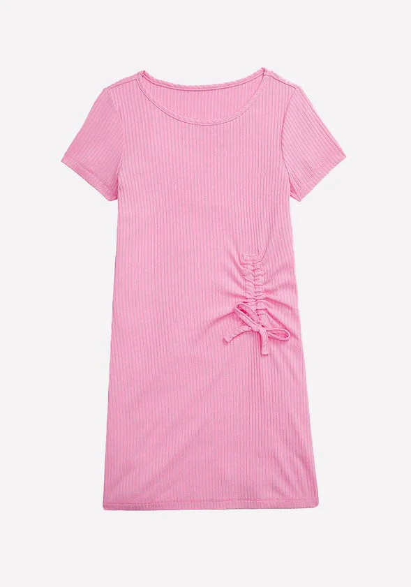 Side Cinch Rib Dress - Image 3