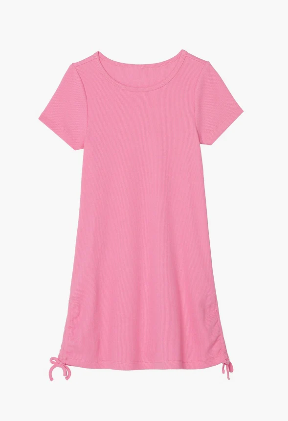 Side Cinch Ribbed Dress - Image 2
