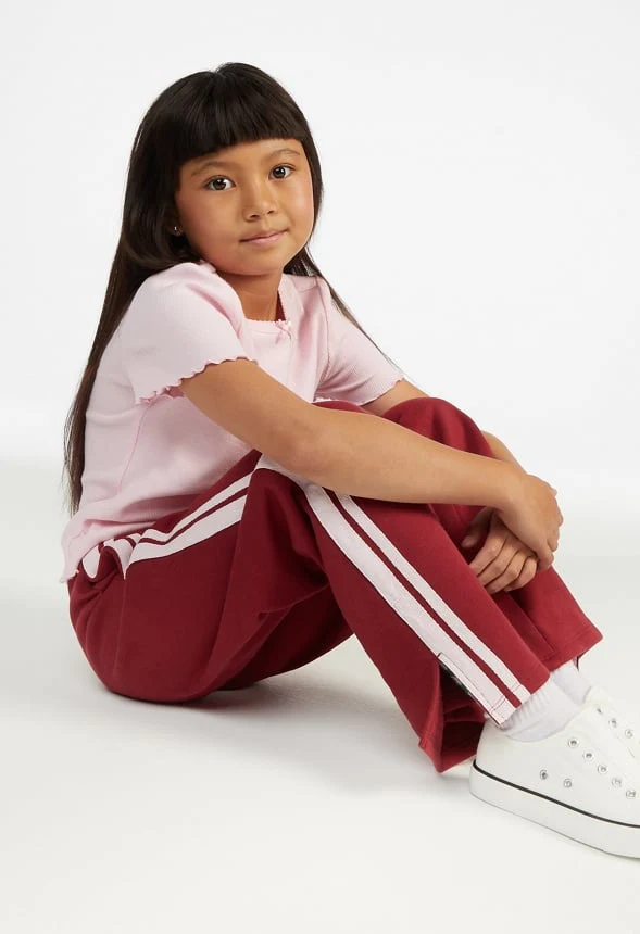 Side Stripe Wide Leg Pants - Image 2