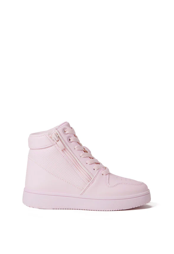 Side Zipper High Top Sneaker - Image 3