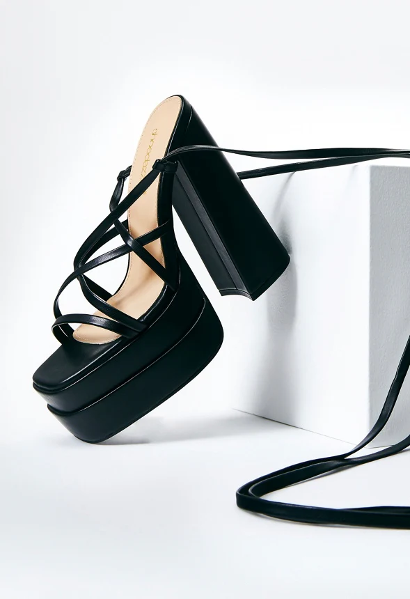 Sienna Block Heeled Platform Sandal - Image 5