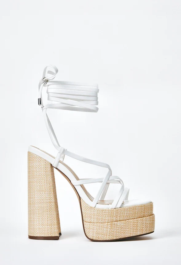 Sienna Block Heeled Platform Sandal - Image 2