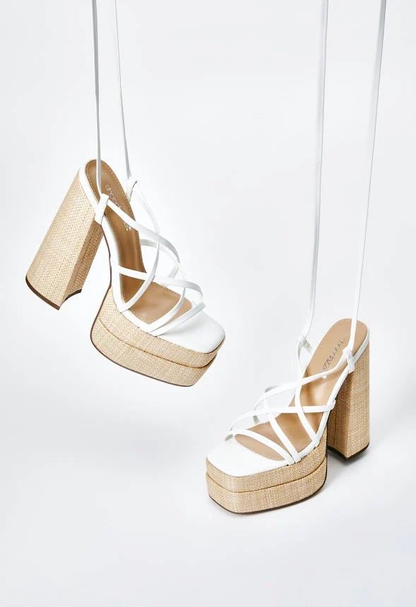 Sienna Block Heeled Platform Sandal - Image 4