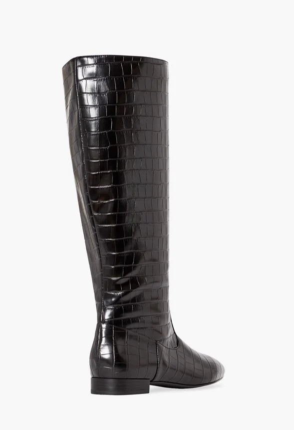 Sienna Croc Embossed Boot - Image 3