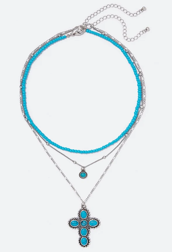 Sierra Layered Turquoise Necklace - Image 2