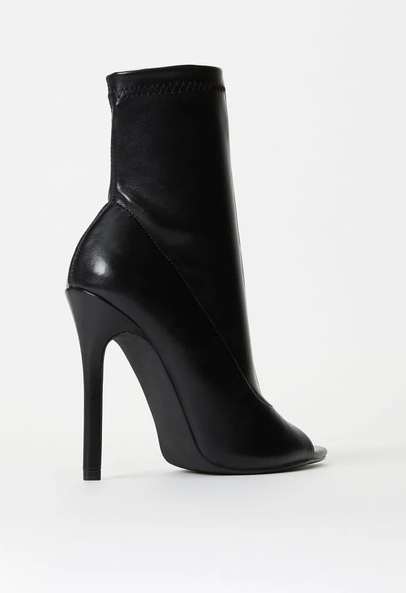 Silvana Open Toe Bootie - Image 4