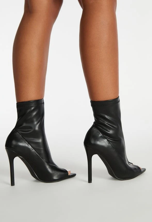 Silvana Open Toe Bootie - Image 6