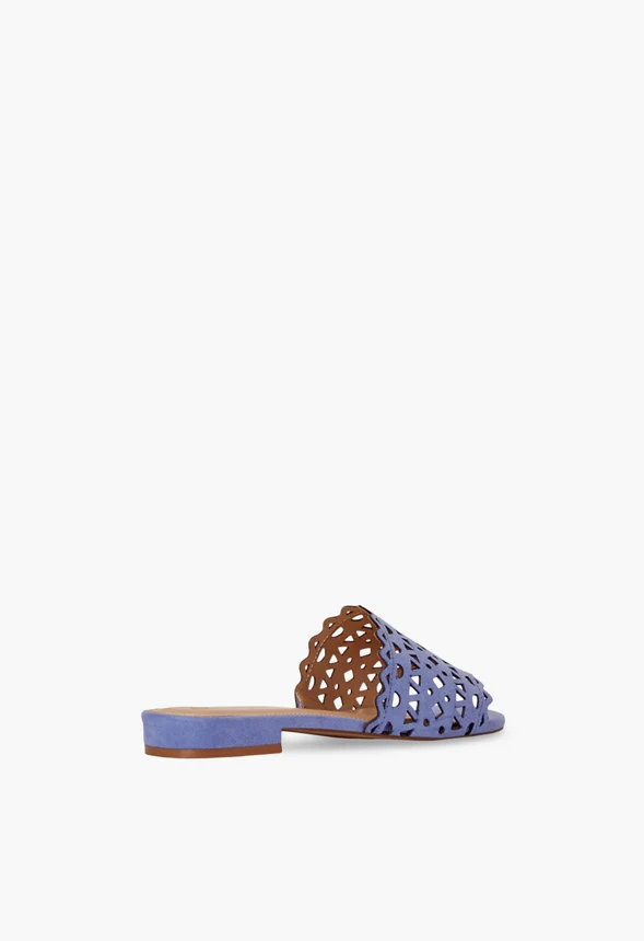 Simone Laser-Cut Slide Sandal - Image 3