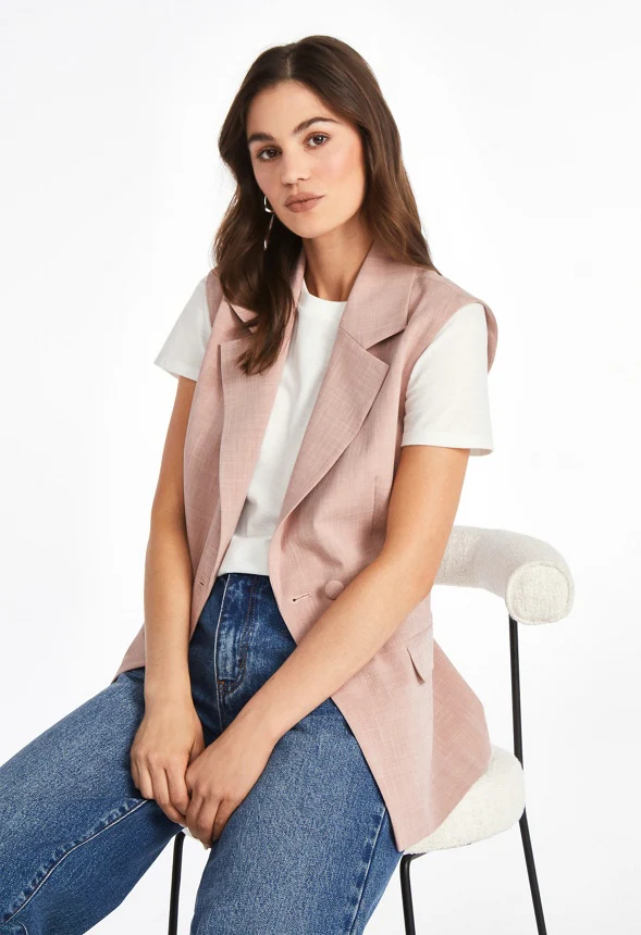 Sleeveless Blazer - Image 3