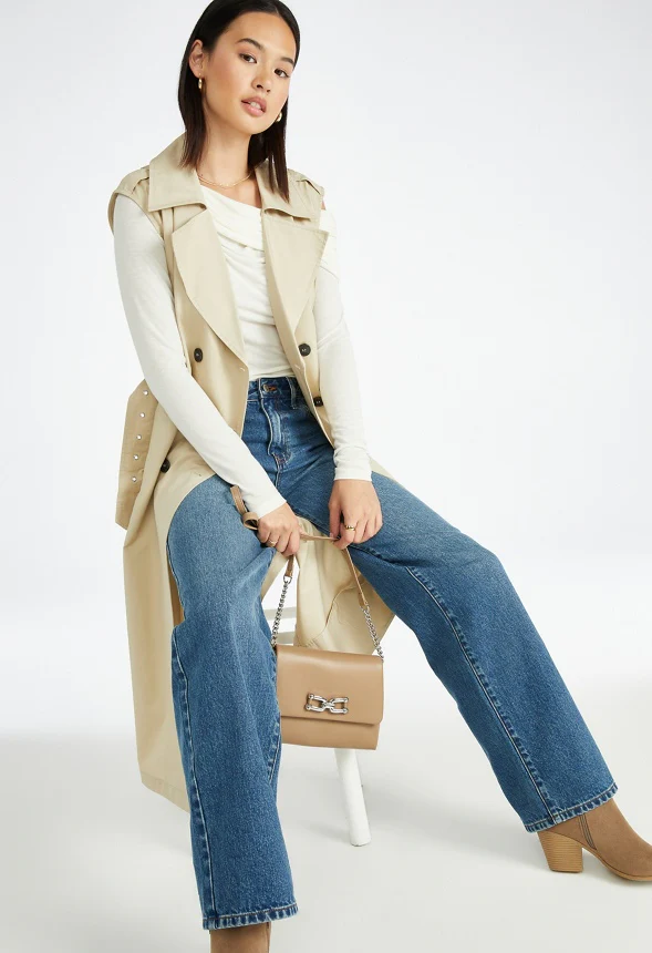 Sleeveless Trench Coat - Image 5