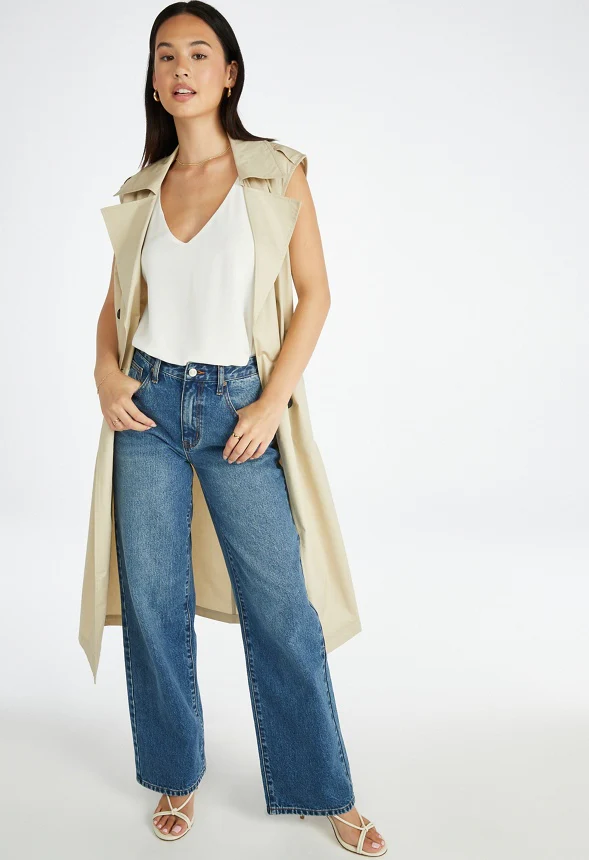 Sleeveless Trench Coat - Image 6