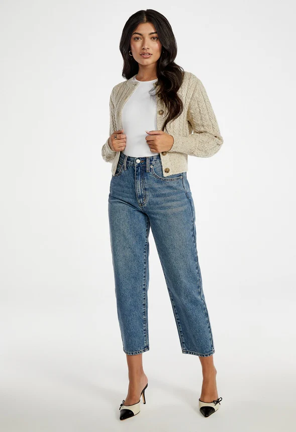 Slim Cable Cardigan - Image 4