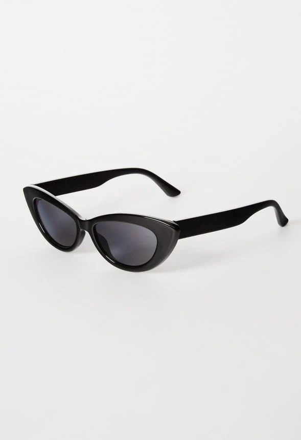 Slim Cat-Eye Sunglasses - Image 3