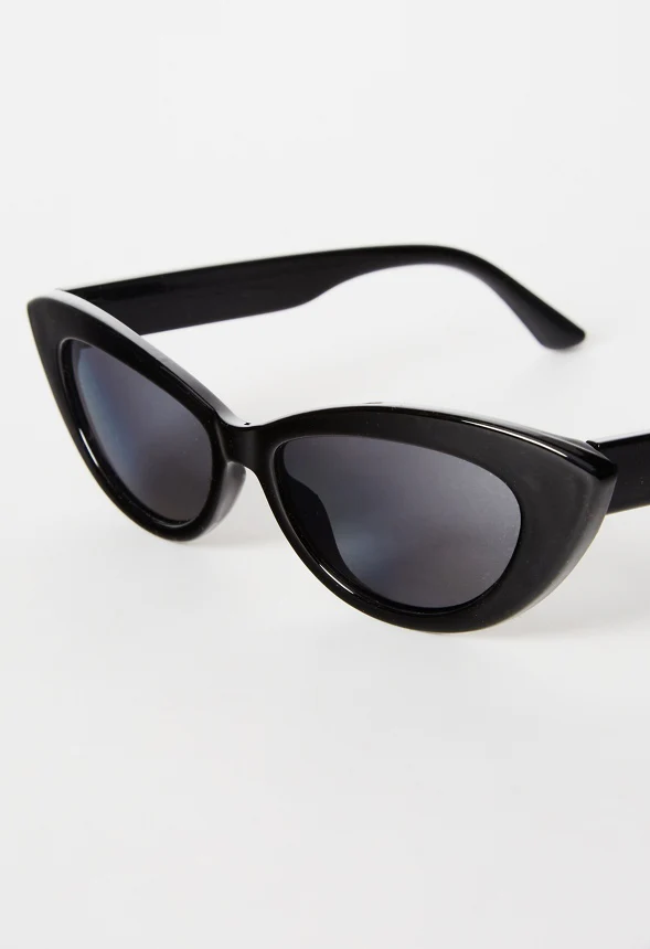 Slim Cat-Eye Sunglasses - Image 4
