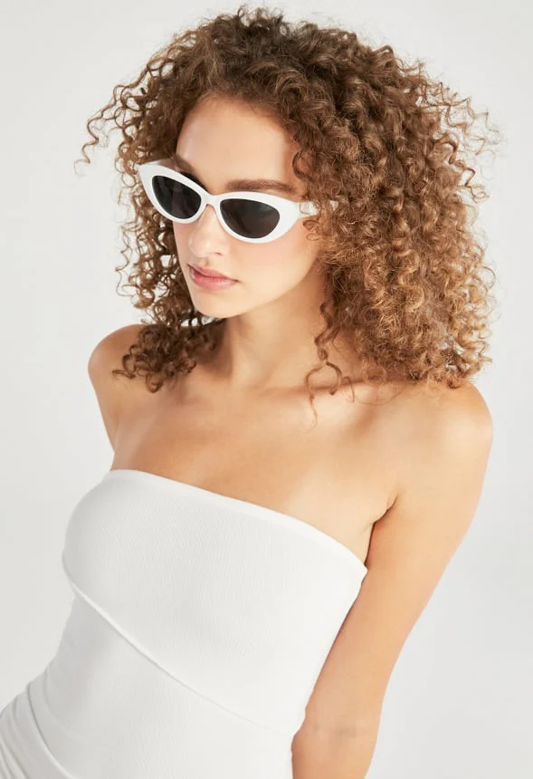 Slim Cat-Eye Sunglasses - Image 2