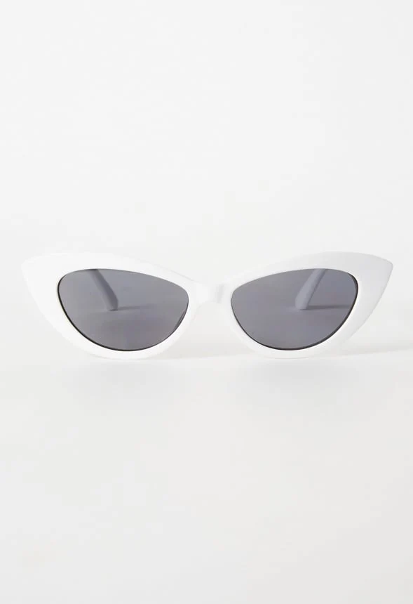 Slim Cat-Eye Sunglasses - Image 3