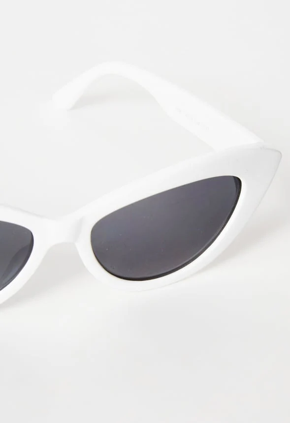 Slim Cat-Eye Sunglasses - Image 4
