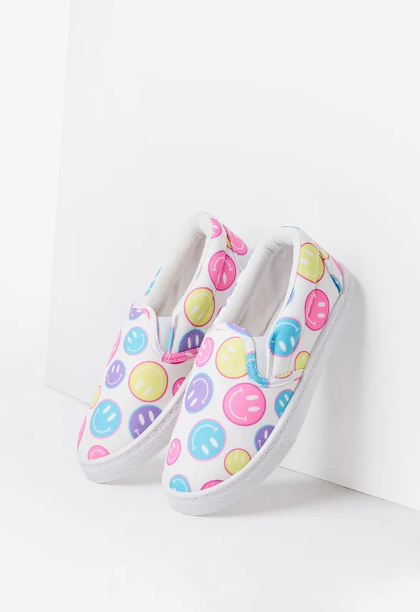 Smiley Face Slip On Sneaker - Image 4