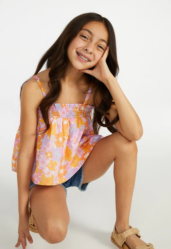 Smocked Flowy Tank - Image 4