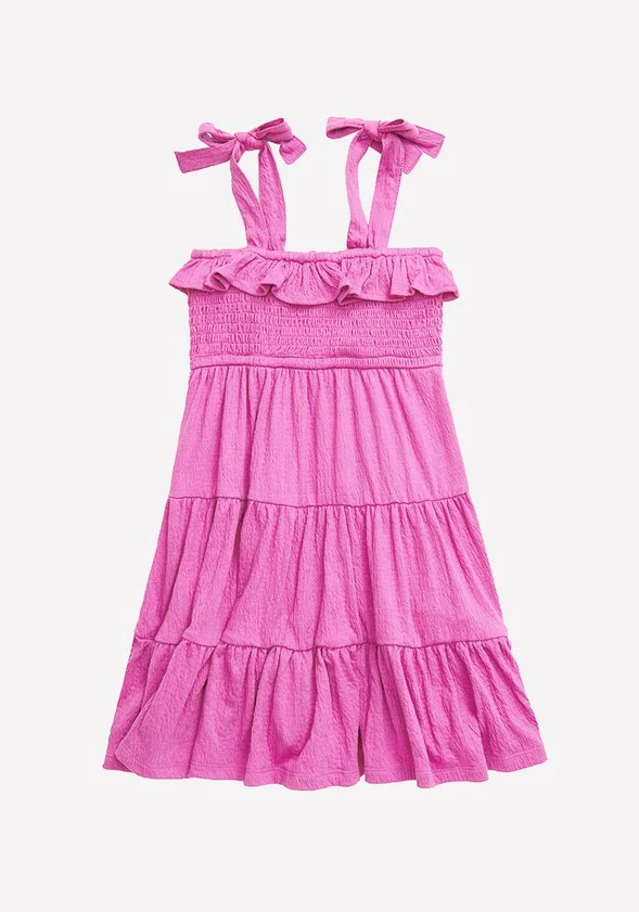 Smocked Ruffle Dress - Image 3
