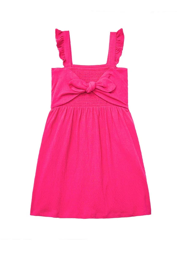 Smocked Tie Front Dress - Image 4
