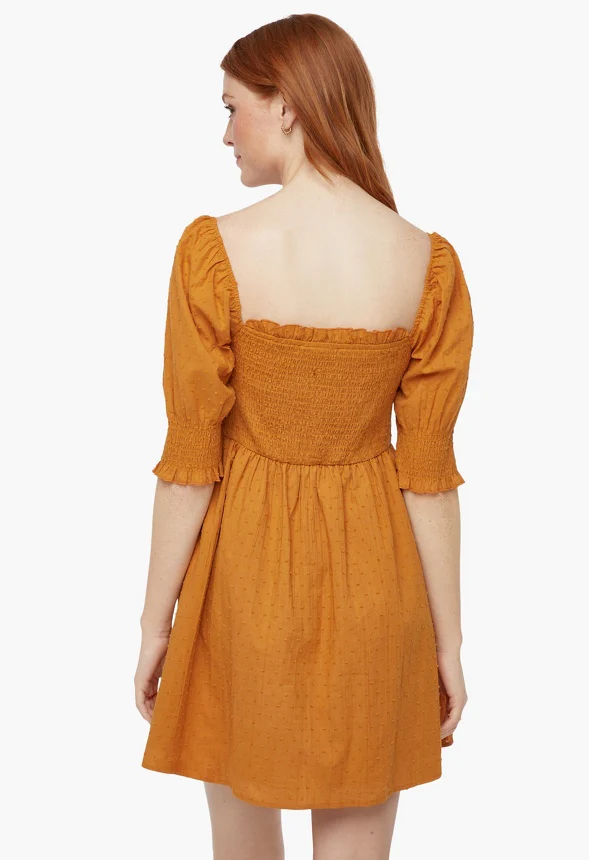 Smocking Babydoll Dress - Image 3