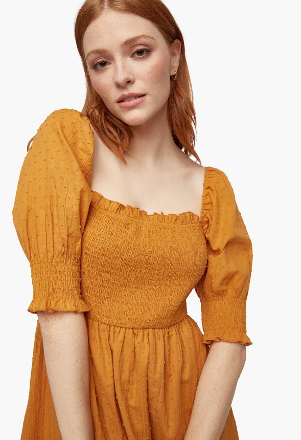 Smocking Babydoll Dress - Image 4