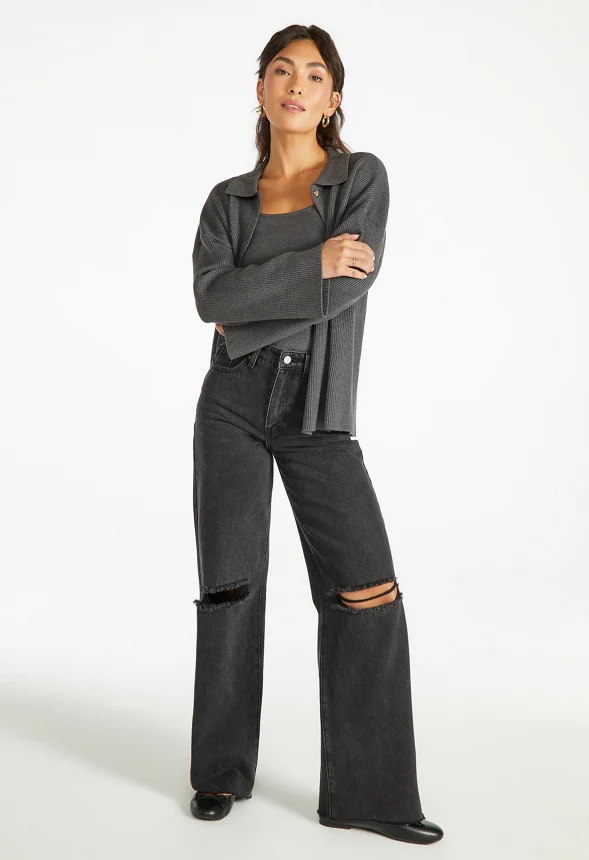Soft Button Down Sweater Cardigan - Image 5