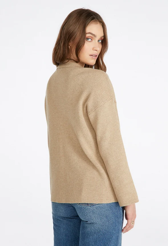 Soft Button Down Sweater Cardigan - Image 2