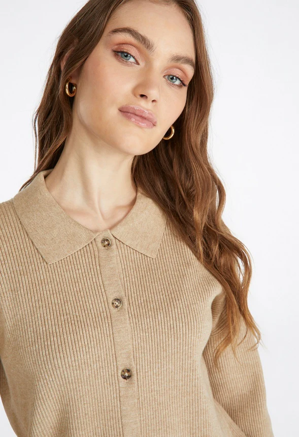 Soft Button Down Sweater Cardigan - Image 3