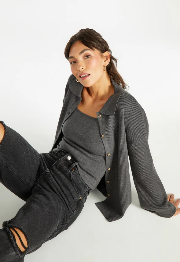Soft Sweater Cami Top - Image 4