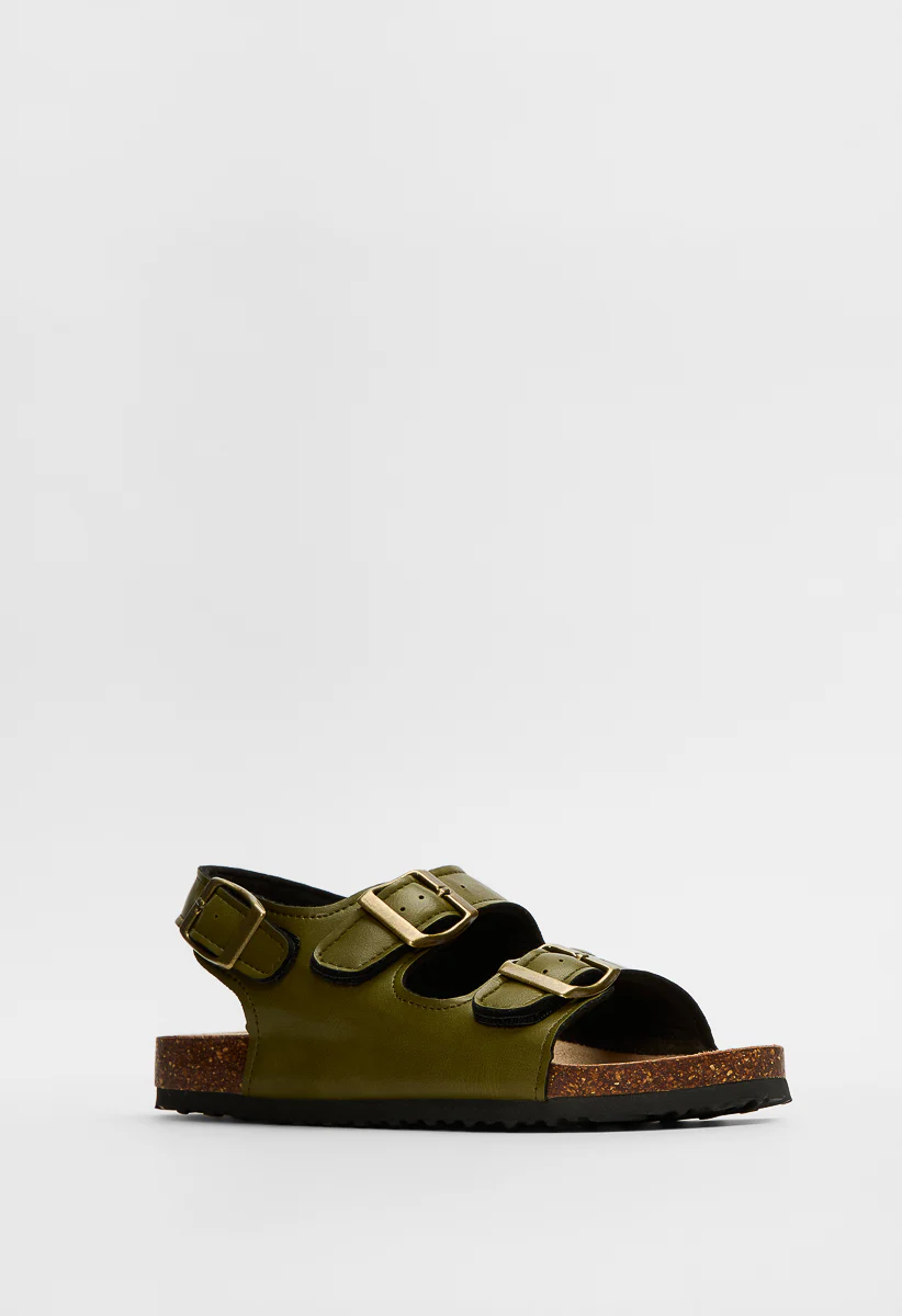 Solid Cork Sole Sandal - Image 4