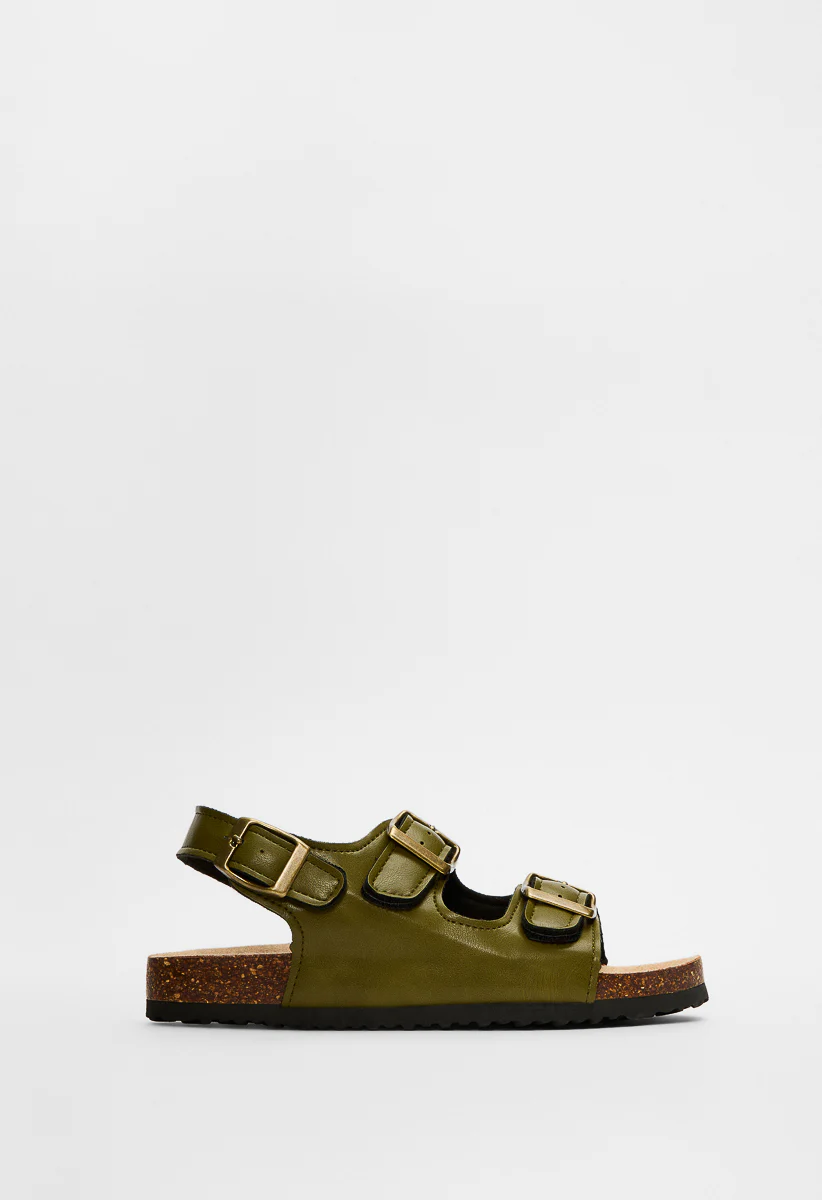 Solid Cork Sole Sandal - Image 5