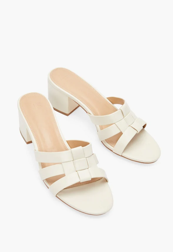 Sophie Strappy Heeled Mule Sandal - Image 2