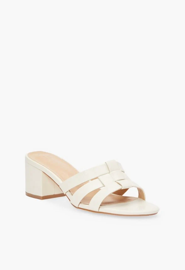 Sophie Strappy Heeled Mule Sandal - Image 4