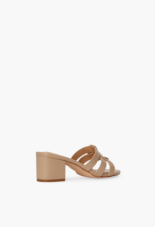 Sophie Strappy Heeled Mule Sandal - Image 3