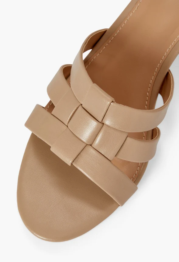 Sophie Strappy Heeled Mule Sandal - Image 4