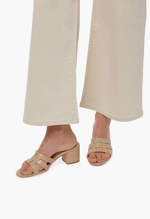 Sophie Strappy Heeled Mule Sandal - Image 5
