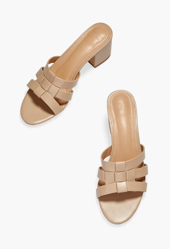 Sophie Strappy Heeled Mule Sandal - Image 6