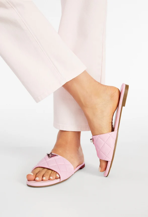 Sophie Flat Slide Sandal - Image 8